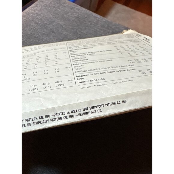 Super Saver 8266 Womens Dress Sewing Pattern Size 8 10 12 14 1987 Uncut - Picture 4 of 5